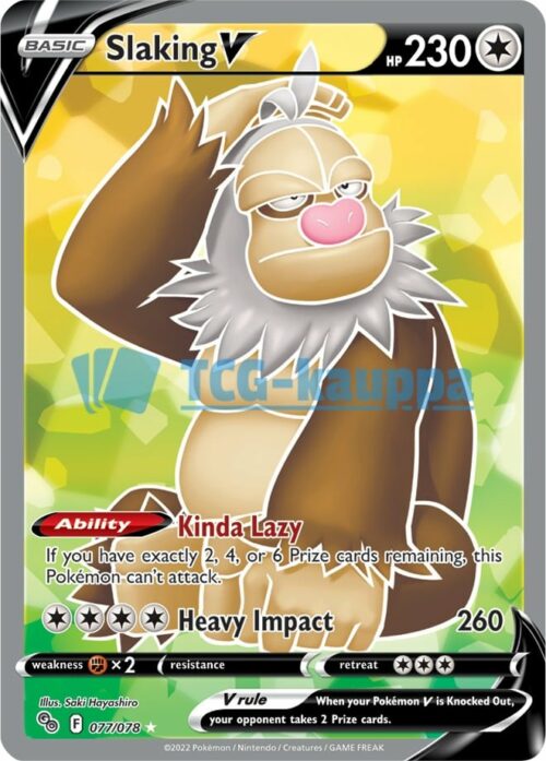 Pokémon GO Slaking V Full Art