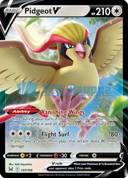 Lost Origin Pidgeot V