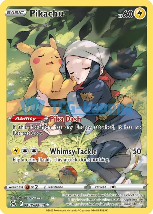 Lost Origin Pikachu Trainer Gallery