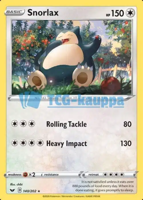 Sword and Shield Snorlax