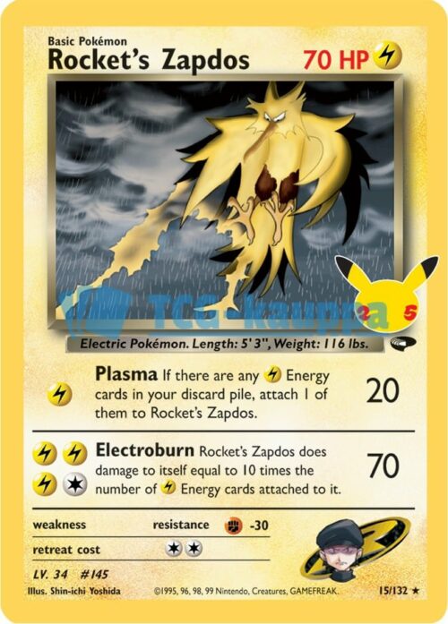 Celebrations Rocket's Zapdos