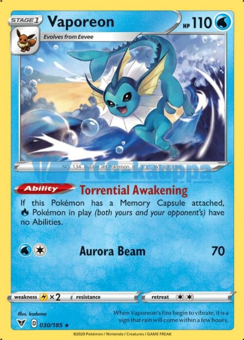 Vivid Voltage Vaporeon