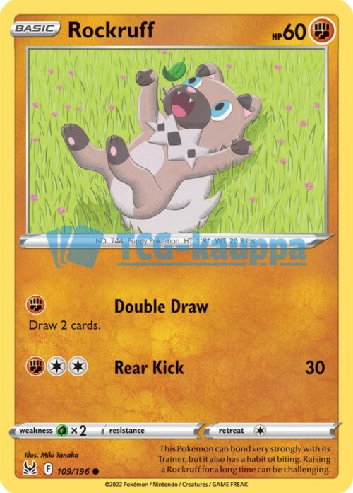 Lost Origin Rockruff