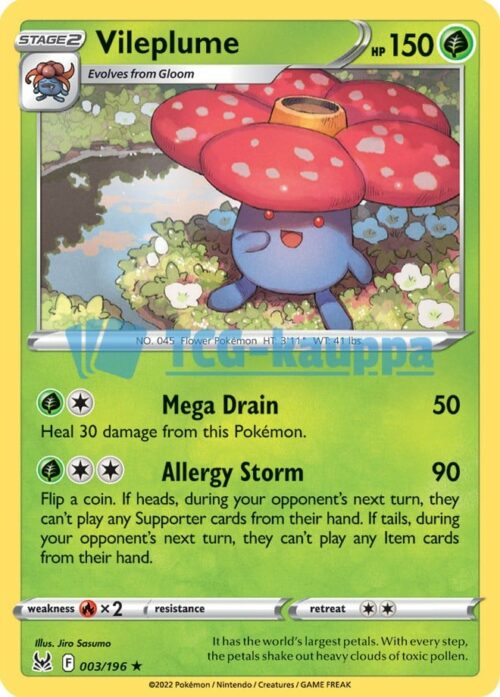 Lost Origin Vileplume