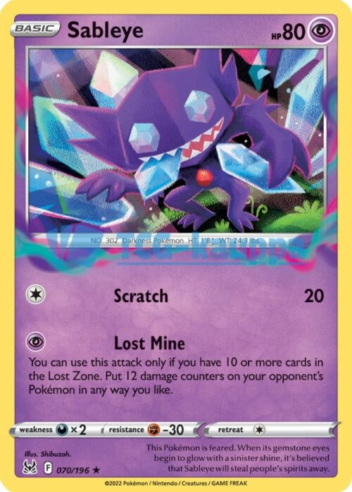 Lost Origin Sableye