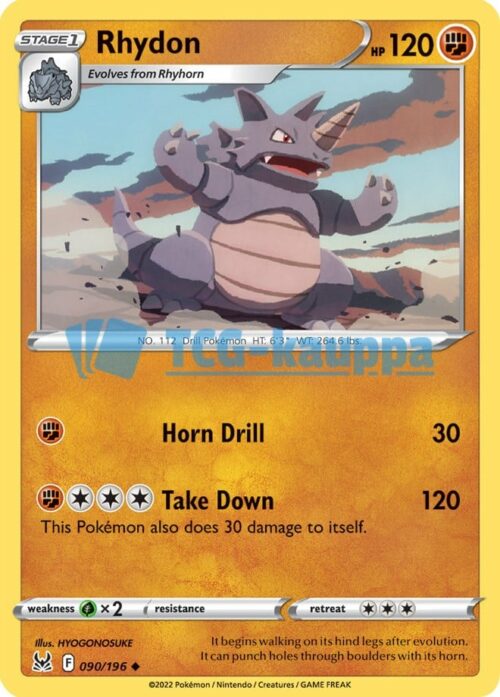 Lost Origin Rhydon