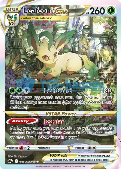 Crown Zenith Galarian Gallery Leafeon VSTAR