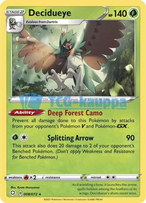 Shining Fates Decidueye