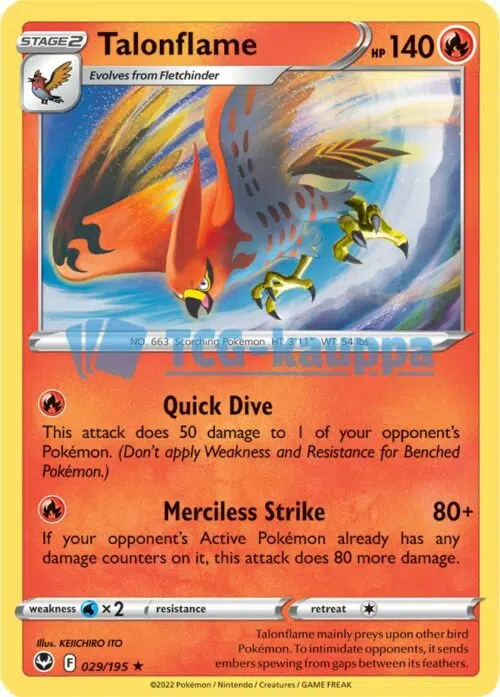 Silver Tempest Talonflame