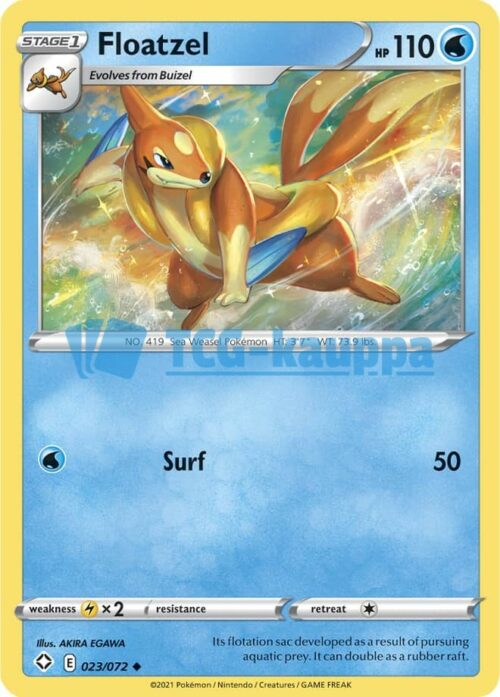 Shining Fates Floatzel