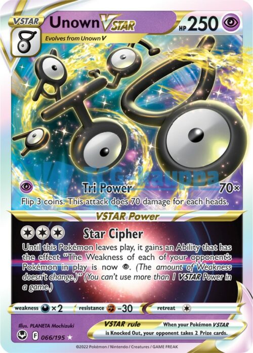 Silver Tempest Unown VSTAR