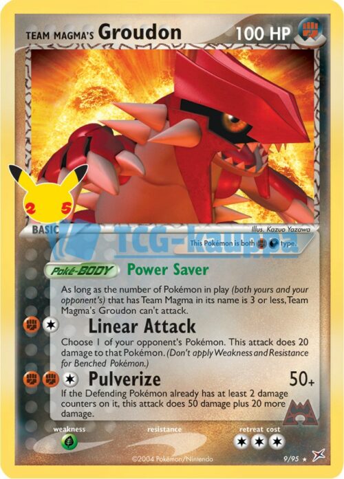 Celebrations Team Magma's Groudon