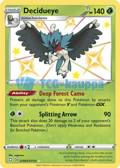 Shining Fates Decidueye