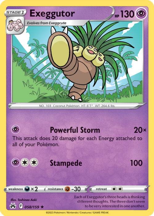 Crown Zenith Exeggutor