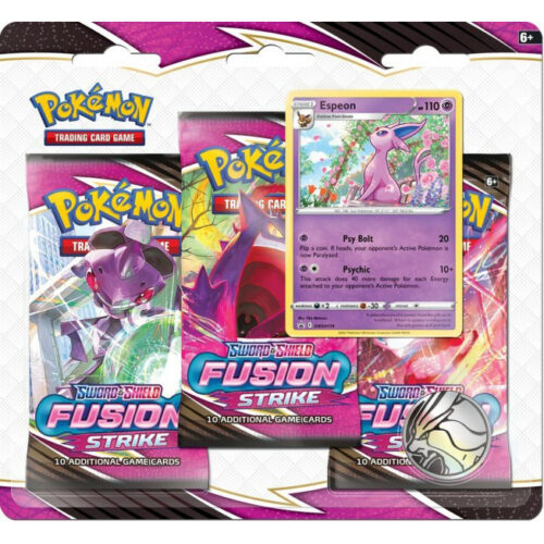 Pokémon Sword & Shield 8: Fusion Strike - 3 Pack Blister