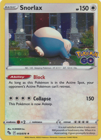 Snorlax 055/078 - Alternate Holo - Sword & Shield Promos