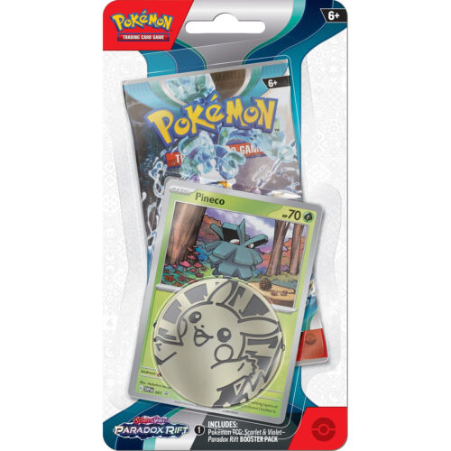 Pokémon SV4: Paradox Rift 1-Pack Checklane Blister Pineco