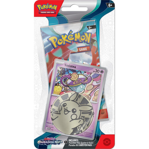 Pokémon SV4: Paradox Rift 1-Pack Checklane Blister Sinistea