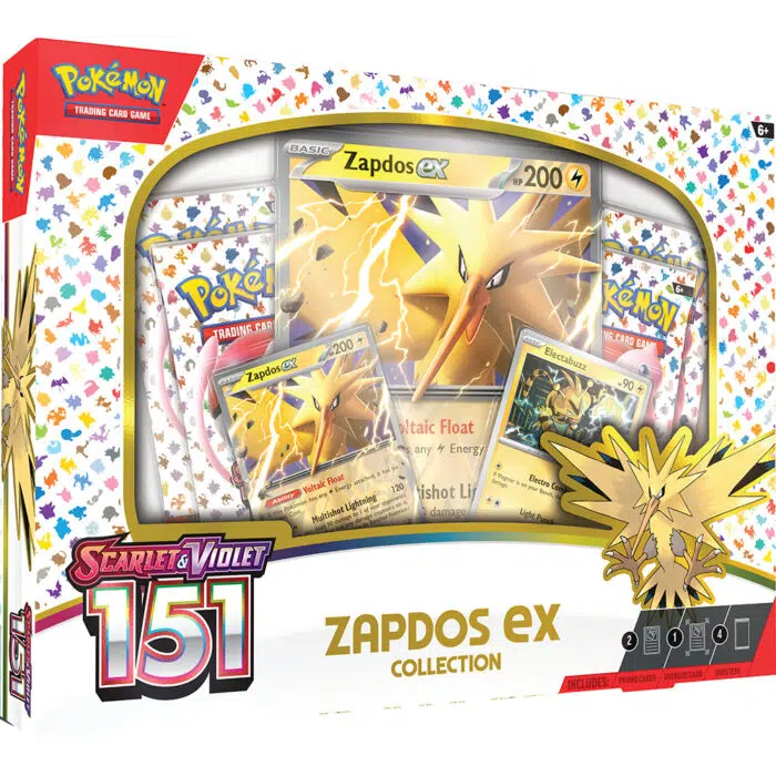 Pokémon Scarlet & Violet 151 Zapdos ex Collection