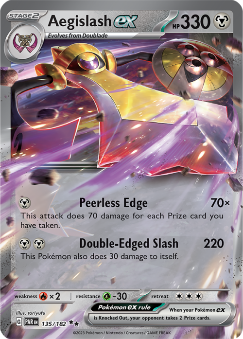 (135/182) Aegislash ex - Paradox Rift