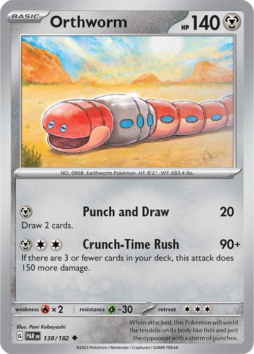 (138/182) Orthworm - Reverse Holo - Paradox Rift