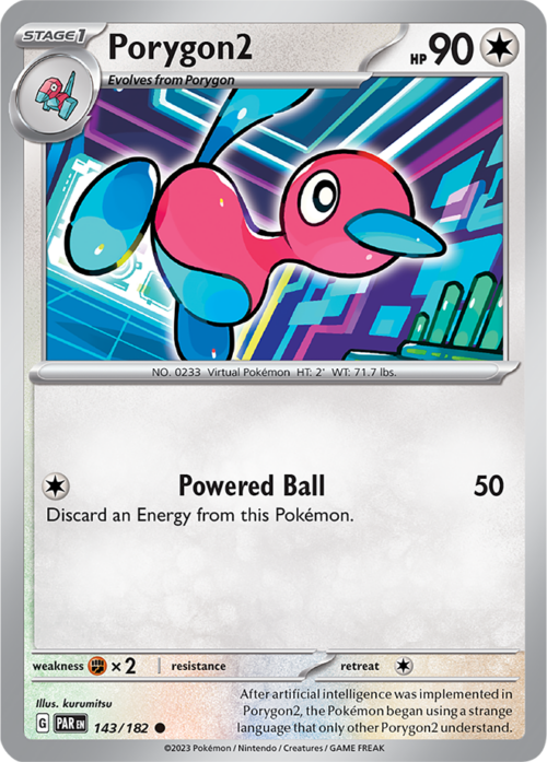 (143/182) Porygon2 - Reverse Holo - Paradox Rift