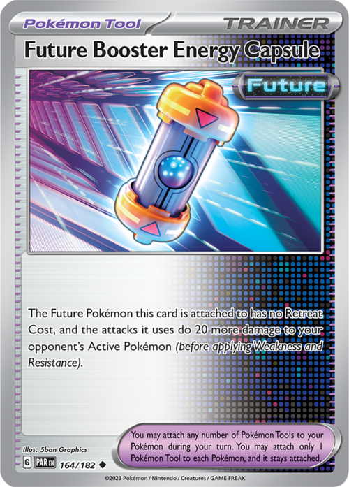 (164/182) Future Booster Energy Capsule - Reverse Holo - Paradox Rift