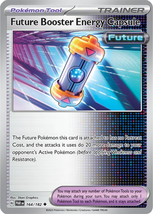 (164/182) Future Booster Energy Capsule - Reverse Holo - Paradox Rift