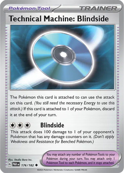 (176/182) Technical Machine: Blindside - Reverse Holo - Paradox Rift