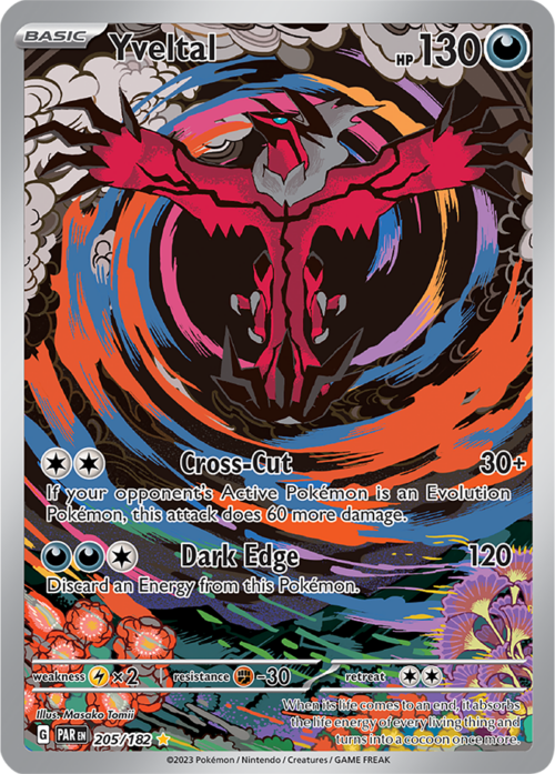 (205/182) Yveltal - Illustration Rare - Paradox Rift