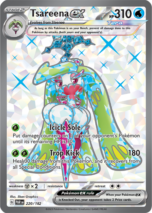 (220/182) Tsareena ex - Ultra Rare - Paradox Rift