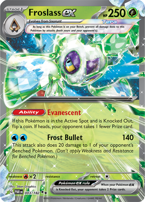 (003/182) Froslass ex - Paradox Rift