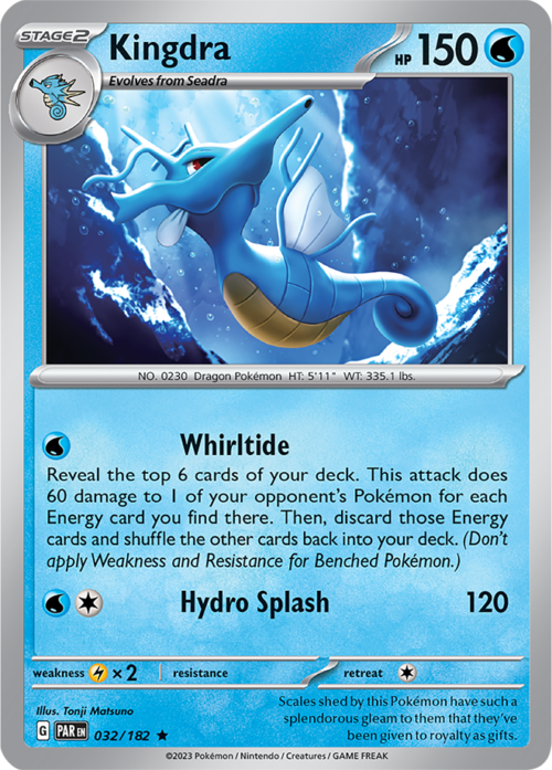 (032/182) Kingdra - Holo - Paradox Rift