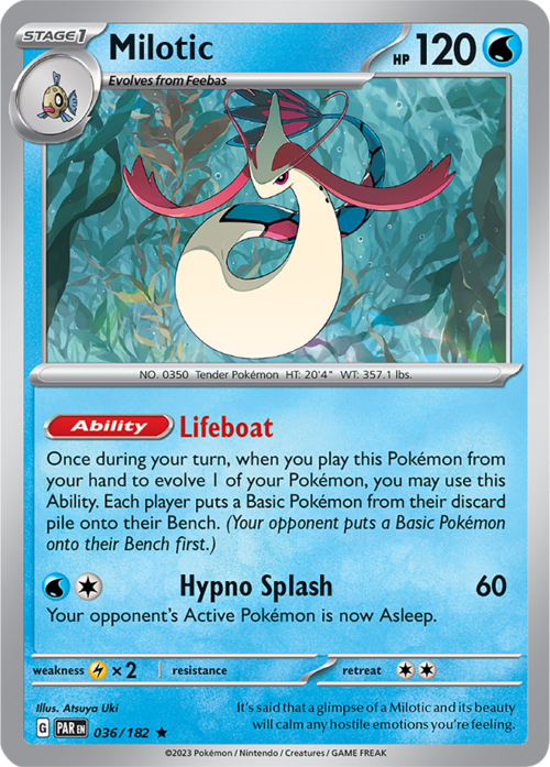 (036/182) Milotic - Holo - Paradox Rift