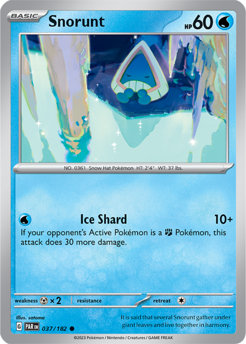 (037/182) Snorunt - Reverse Holo - Paradox Rift