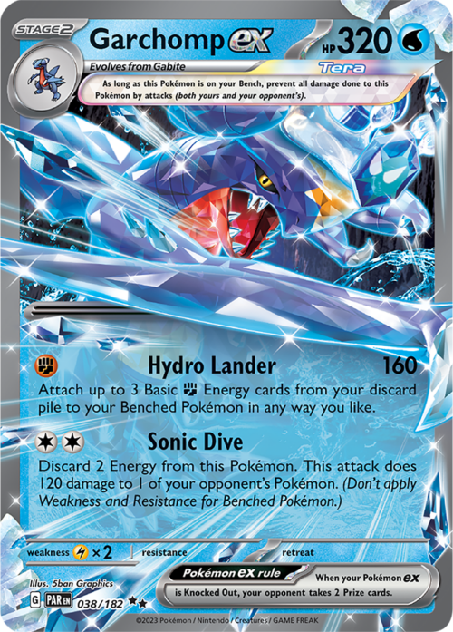 (038/182) Garchomp ex - Paradox Rift