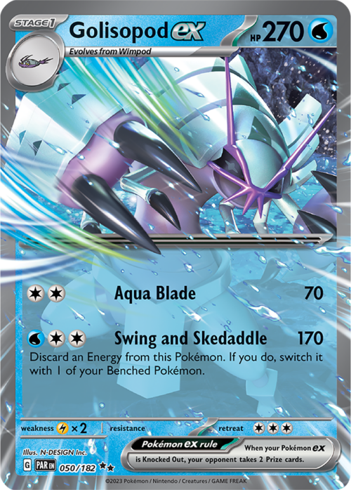 (050/182) Golisopod ex - Paradox Rift