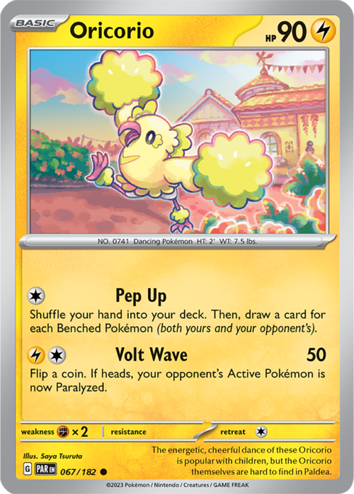 (067/182) Oricorio - Reverse Holo - Paradox Rift