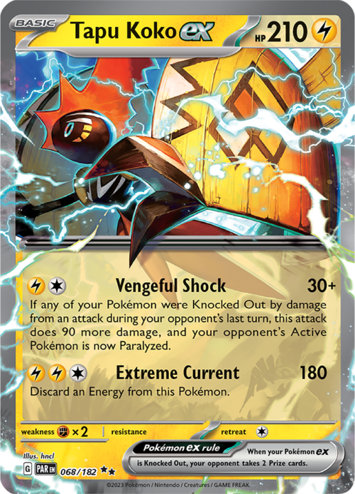 (068/182) Tapu Koko ex - Paradox Rift