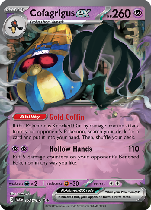 (076/182) Cofagrigus ex - Paradox Rift