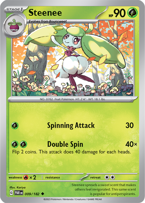 (009/182) Steenee - Reverse Holo - Paradox Rift