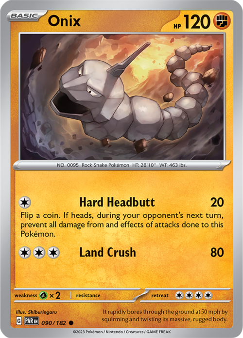 (090/182) Onix - Reverse Holo - Paradox Rift