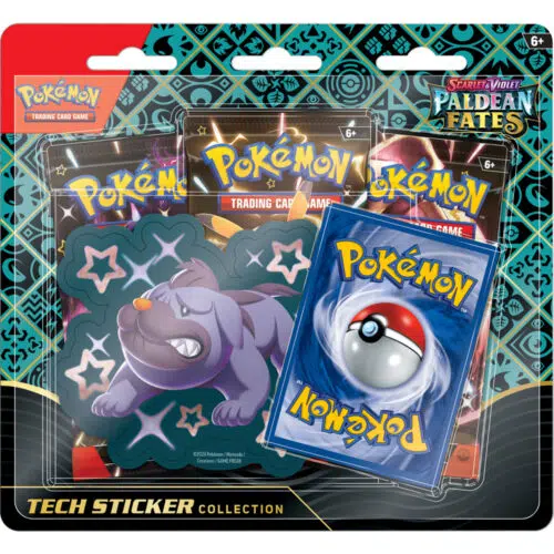 Pokémon SV4.5: Paldean Fates Tech Sticker Collection - Maschiff