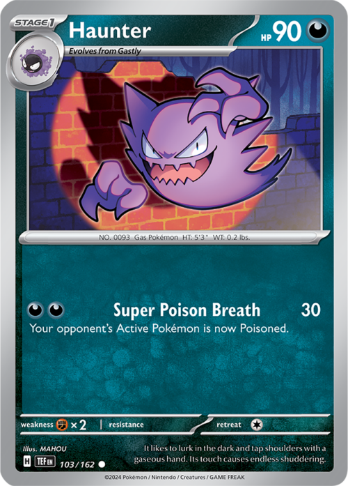 (103/162) Haunter - Reverse Holo - Temporal Forces