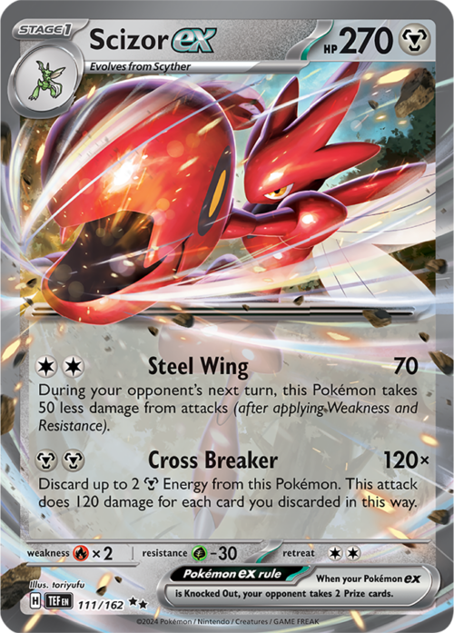 (111/162) Scizor ex - Temporal Forces