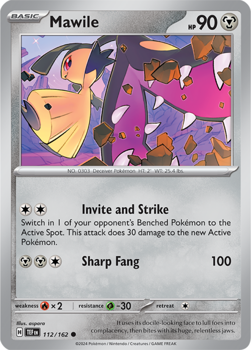 (112/162) Mawile - Reverse Holo - Temporal Forces