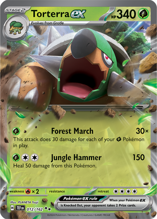 (012/162) Torterra ex - Temporal Forces