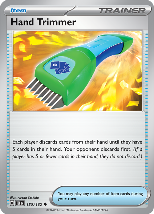 (150/162) Hand Trimmer - Reverse Holo - Temporal Forces