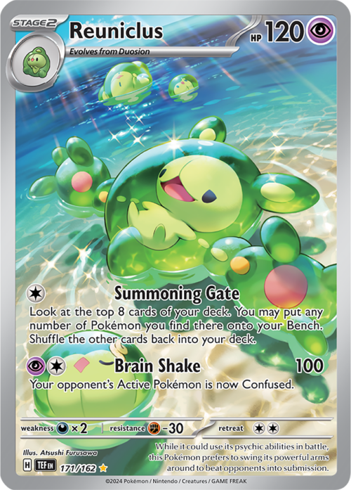 (171/162) Reuniclus - Illustration Rare - Temporal Forces