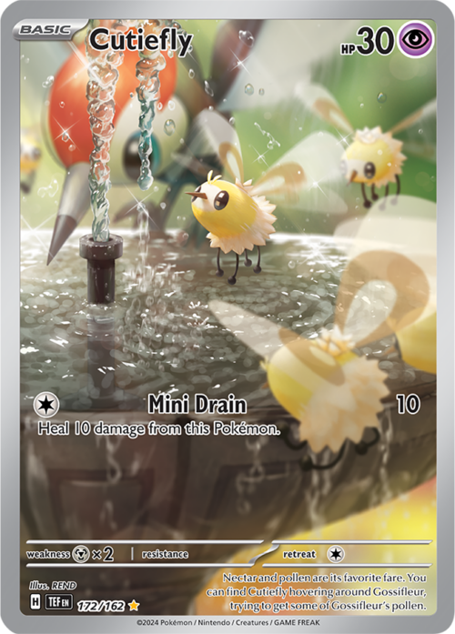 (172/162) Cutiefly - Illustration Rare - Temporal Forces